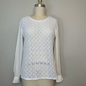 Equipment Lace Long Sleeves Blouse